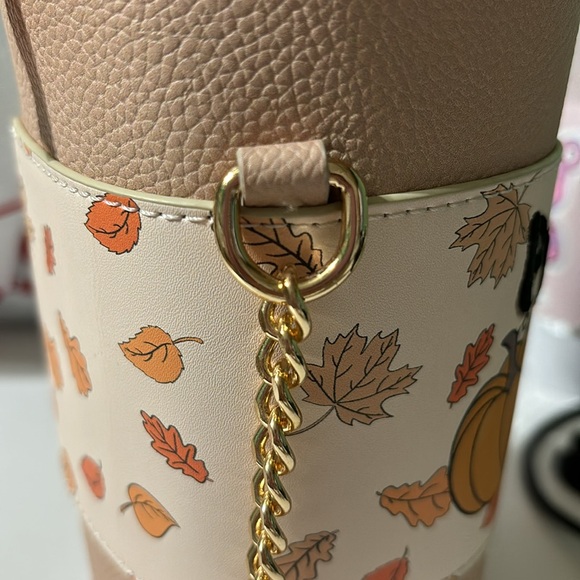 NWT SkinnyDip London Pumpkin Spice Latte Purse Zip Closure - Picture 11 of 11